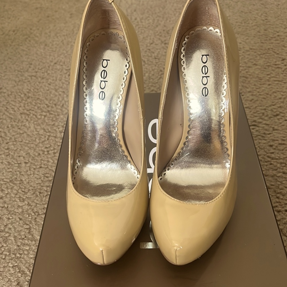 Nude bebe heels